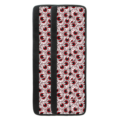 Creepy Red Eyeball Pattern Print Refrigerator Handle Covers