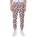 Creepy Red Eyeball Pattern Print Joggers
