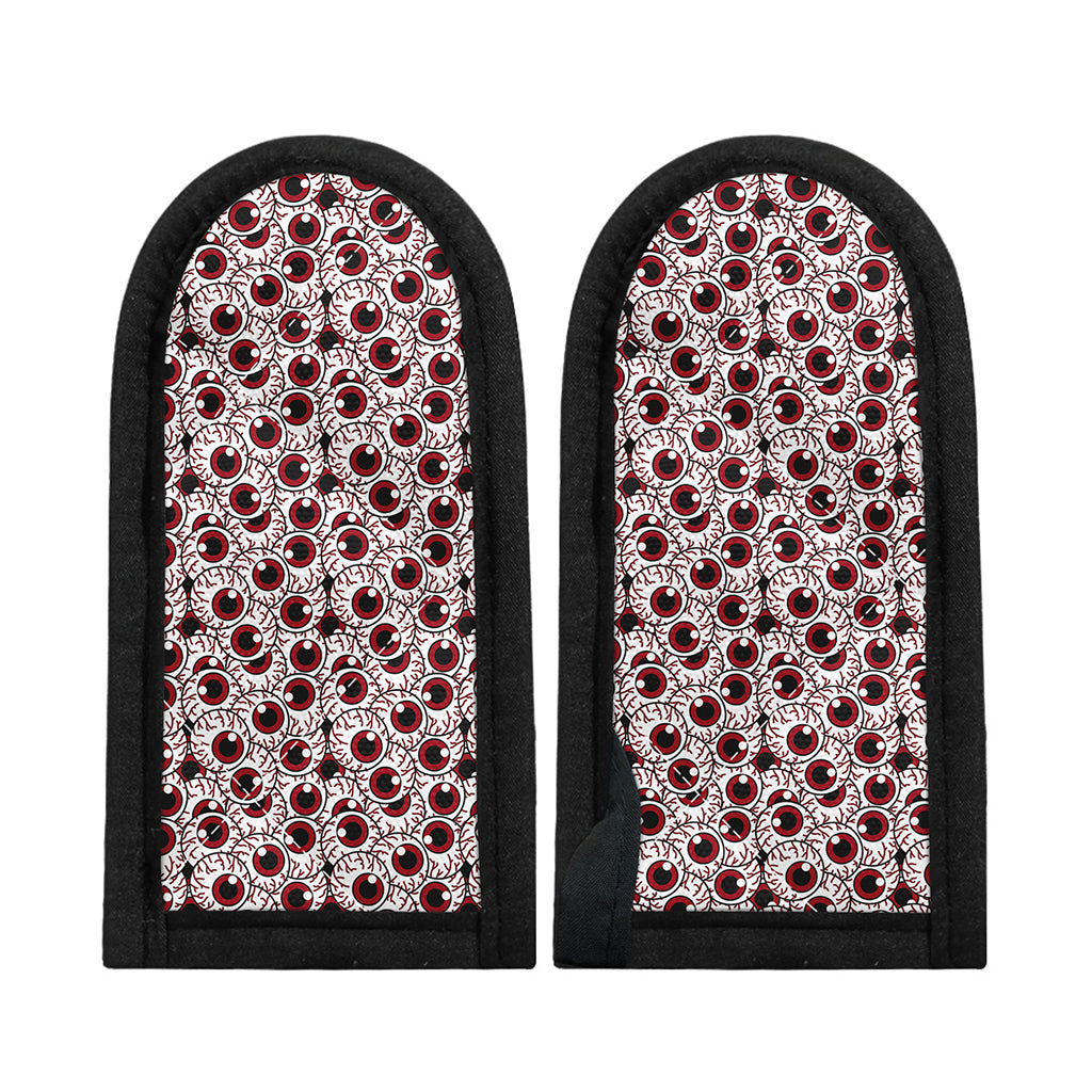 Creepy Red Eyeball Pattern Print Skillet Handle Cover