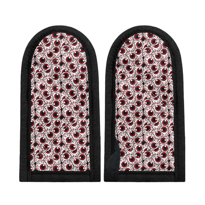 Creepy Red Eyeball Pattern Print Skillet Handle Cover