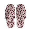 Creepy Red Eyeball Pattern Print Slippers