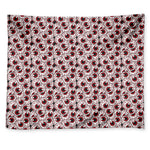 Creepy Red Eyeball Pattern Print Tapestry