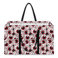 Creepy Red Eyeball Pattern Print Utility Tote Bag