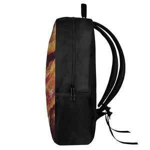 Crispy Bacon Print 17 Inch Backpack