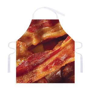 Crispy Bacon Print Adjustable Apron