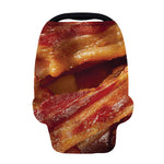 Crispy Bacon Print Baby Seat Cover