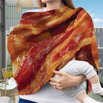 Crispy Bacon Print Baby Seat Cover