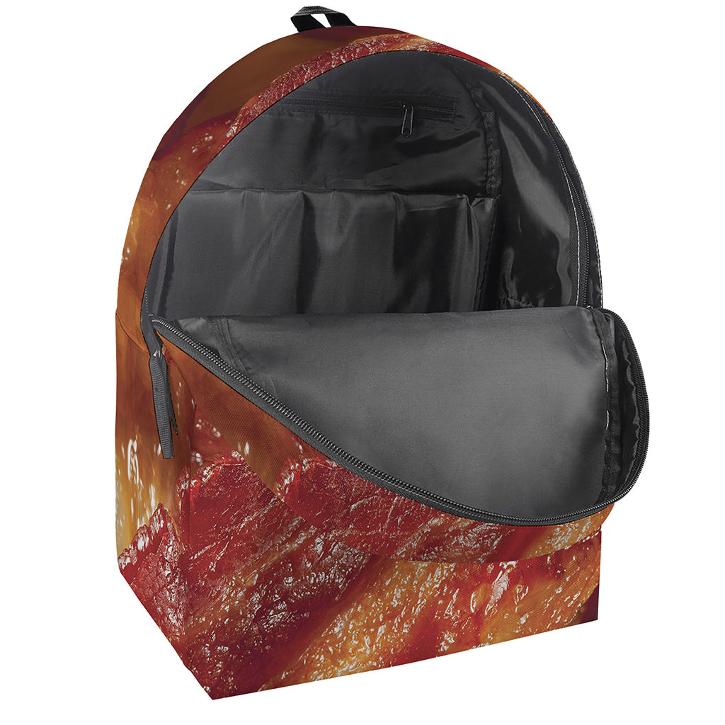 Crispy Bacon Print Backpack