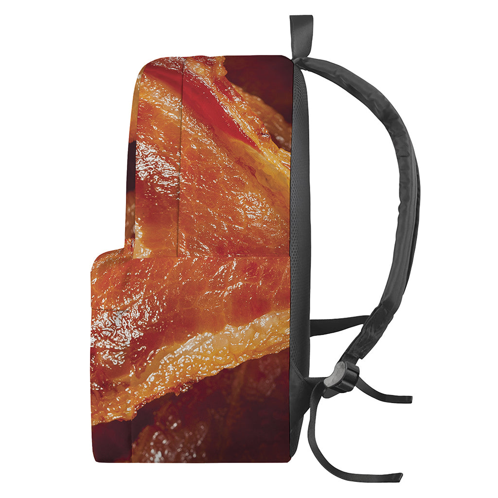 Crispy Bacon Print Backpack