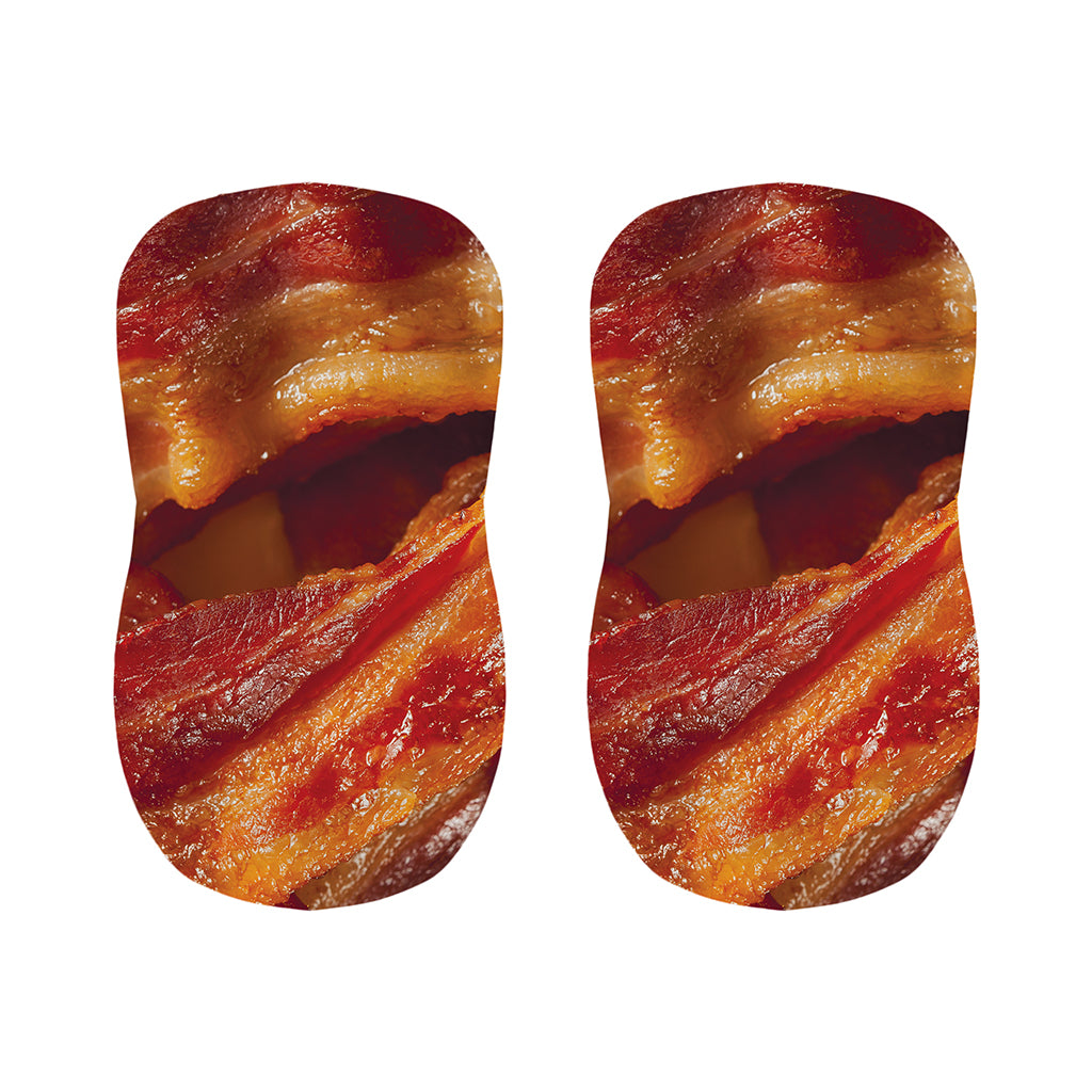 Crispy Bacon Print Bar Stool Covers