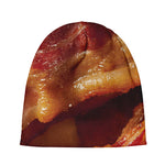 Crispy Bacon Print Beanie
