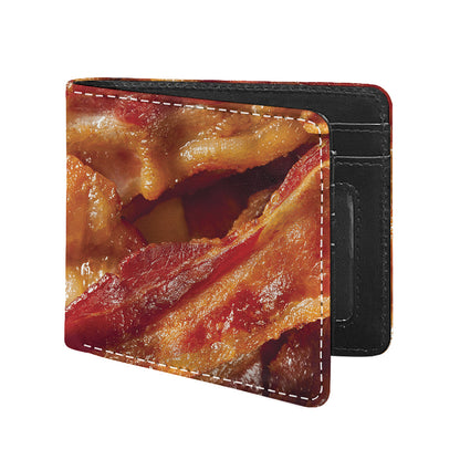 Crispy Bacon Print Bifold Wallet