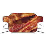 Crispy Bacon Print Car Windshield Snow Cover