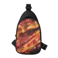 Crispy Bacon Print Sling Bag