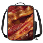 Crispy Bacon Print Crossbody Lunch Bag