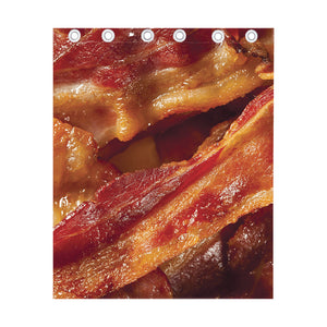 Crispy Bacon Print Curtain