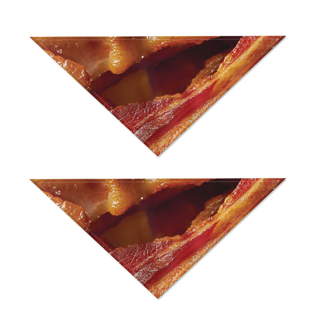 Crispy Bacon Print Dog Bandana