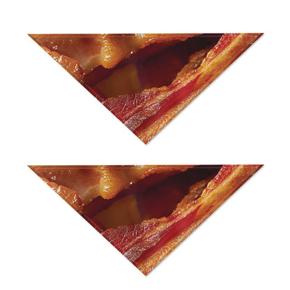 Crispy Bacon Print Dog Bandana
