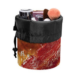 Crispy Bacon Print Drawstring Makeup Bag