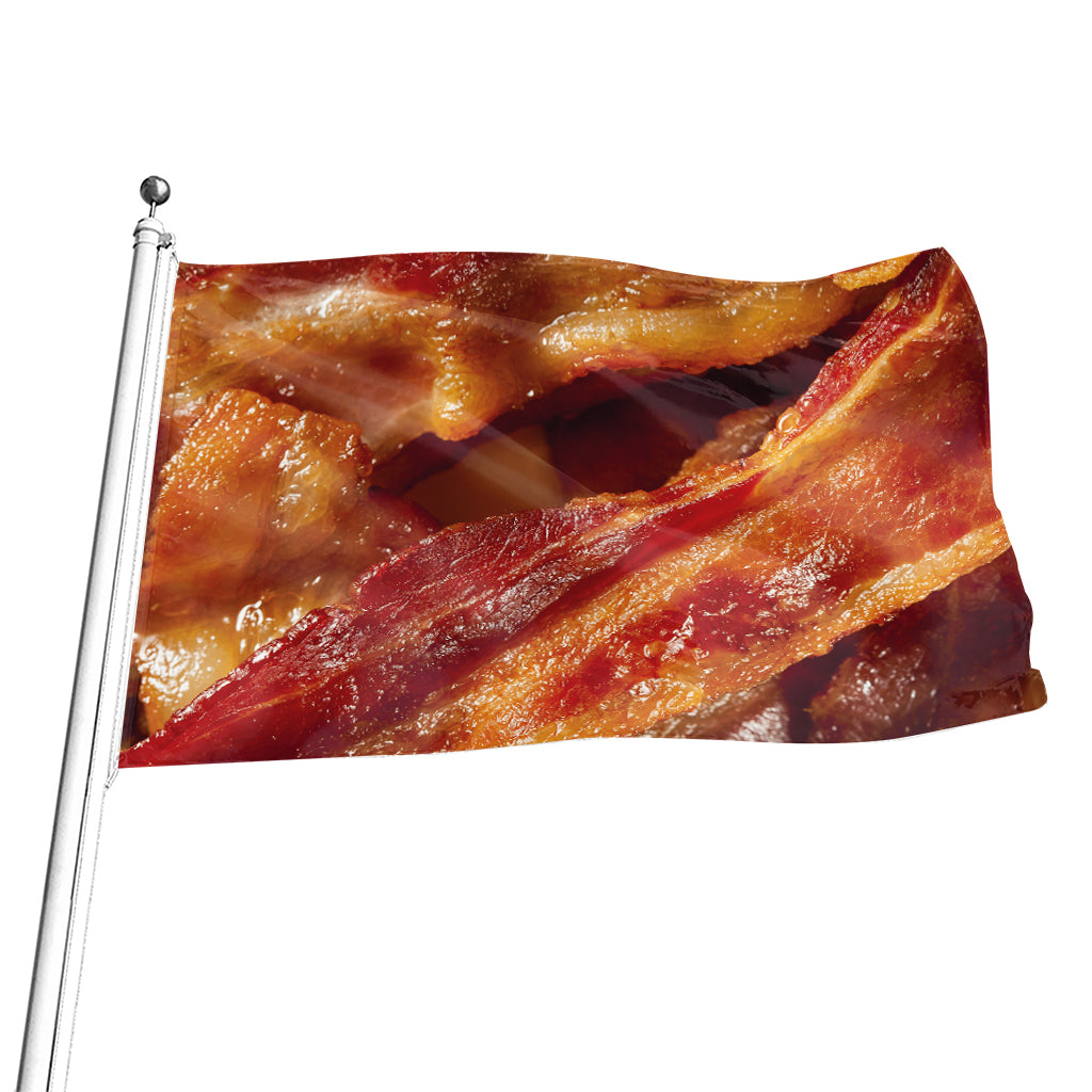 Crispy Bacon Print Flag