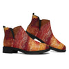 Crispy Bacon Print Flat Ankle Boots