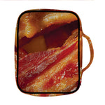 Crispy Bacon Print Front Pocket Bible Bag