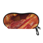 Crispy Bacon Print Glasses Case
