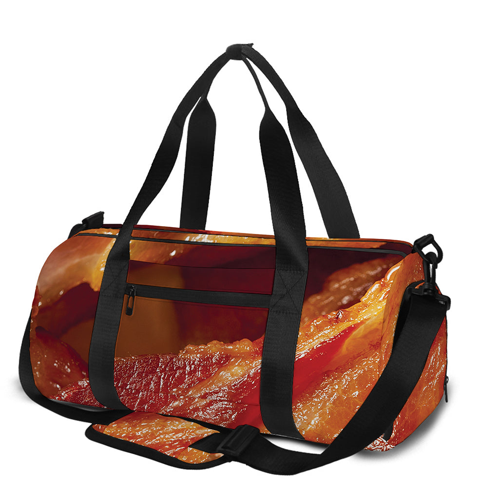Crispy Bacon Print Gym Bag
