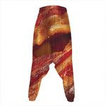 Crispy Bacon Print Hammer Pants