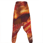 Crispy Bacon Print Hammer Pants