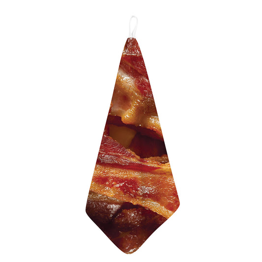Crispy Bacon Print Hand Towel