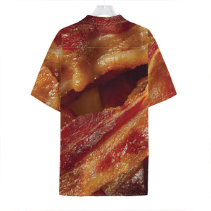 Crispy Bacon Print Hawaiian Shirt