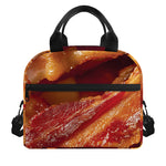 Crispy Bacon Print Insulated Lunch Bag