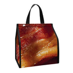 Crispy Bacon Print Insulated Lunch Tote