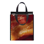 Crispy Bacon Print Insulated Lunch Tote