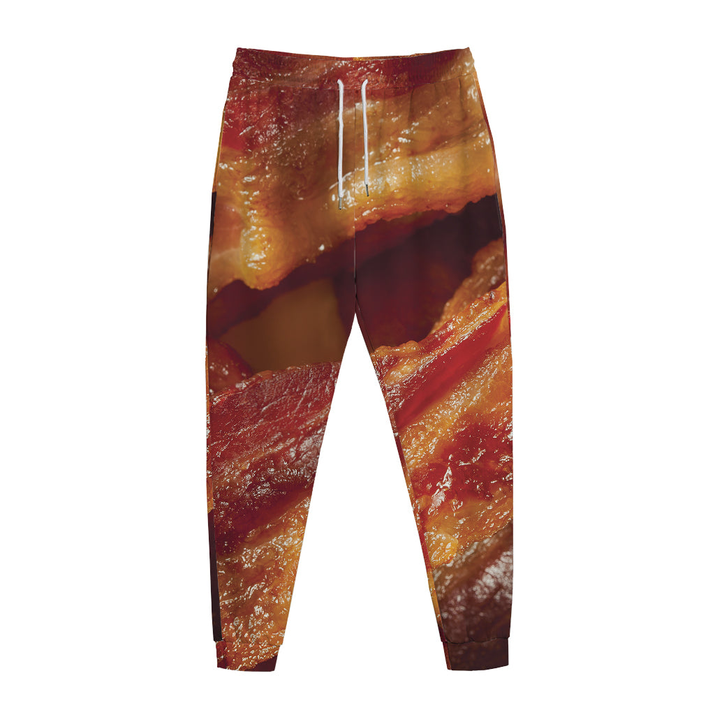 Crispy Bacon Print Jogger Pants