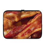 Crispy Bacon Print Laptop Sleeve