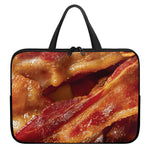 Crispy Bacon Print Laptop Sleeve With Handle