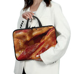 Crispy Bacon Print Laptop Sleeve With Handle