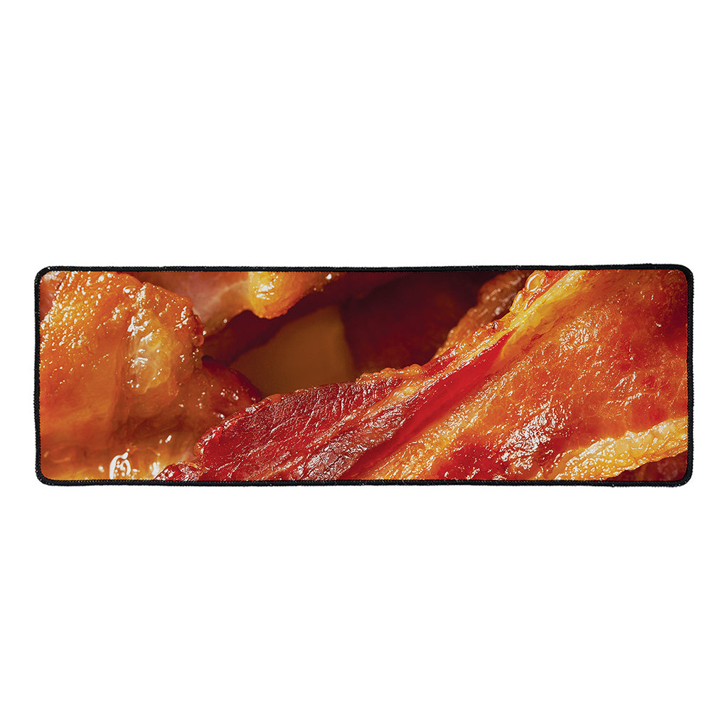 Crispy Bacon Print Long Kitchen Mat