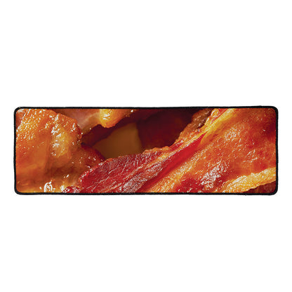 Crispy Bacon Print Long Kitchen Mat