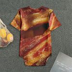 Crispy Bacon Print Men's Bodysuit