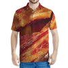 Crispy Bacon Print Men's Polo Shirt