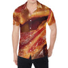 Crispy Bacon Print Men's Shirt