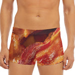Crispy Bacon Print Men's Short Boxer Briefs