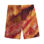 Crispy Bacon Print Men's Sports Shorts