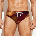 Crispy Bacon Print Men's Swim Briefs