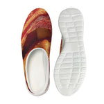 Crispy Bacon Print Mesh Casual Shoes