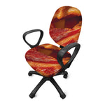 Crispy Bacon Print Office Chair Cover