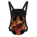 Crispy Bacon Print Pet Carrier Backpack